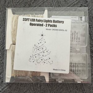 33FT LED Fairy Lights Battery Operated
